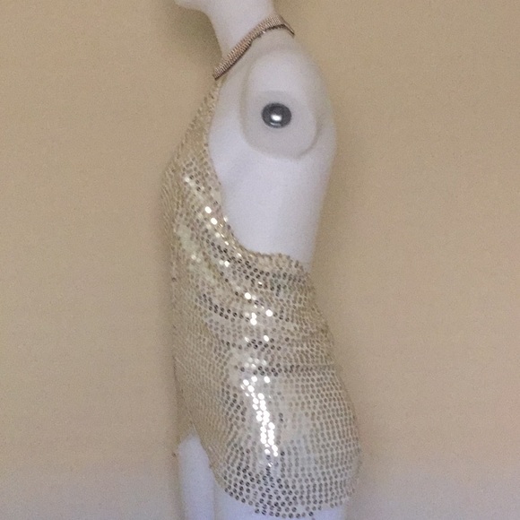 Katharine Story All Over Sequins Top Size Small - Picture 2 of 5